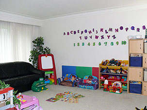 Your children will learn and play. The whole main floor is for this home daycare.